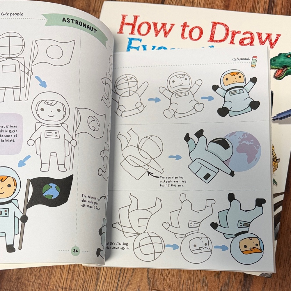 How to Draw Everything & How to Draw Cute Stuff — Set of 2 Drawing Books - Picture 6 of 7